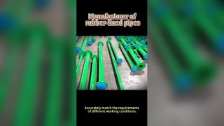 ท่อยางเรียงรายทนทานสำหรับอุตสาหกรรม