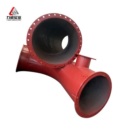 พลาสติกล้อมท่อเหล็ก Flanges การเชื่อมโยงยางล้อม MS ท่อ