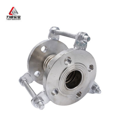 สแตนเลส 304 โลหะ Ripple คอมเปนเซเตอร์เหลี่ยมรอบ DIN Flange