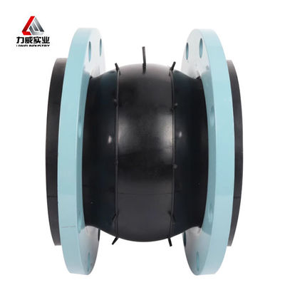ความสั่นสะเทือนสูง Damping Single Sphere ยางยืดหยุ่นต่อสําหรับ 6-40bars PN6-PN40 ในสถานที่อุตสาหกรรมที่ท้าทาย