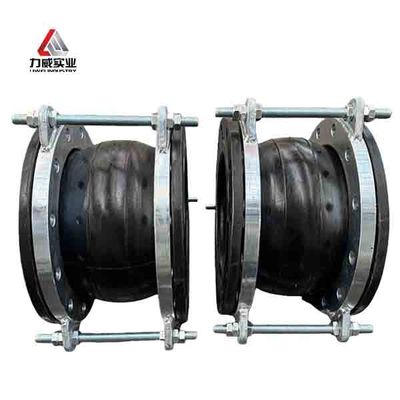 ข้อต่อยางยืดหยุ่นทรงกลมเดี่ยวแบบกำหนดเอง PN6 PN40 ออกแบบมาสำหรับการซีลและการเชื่อมต่อที่ยืดหยุ่นในระบบท่อ