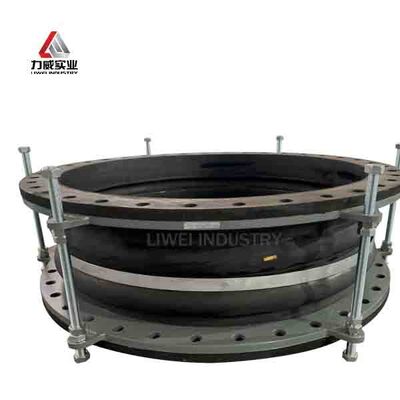 ข้อต่อยางแบบยืดหยุ่นทรงกลมคู่ทนทานต่อการกัดกร่อนสูงพร้อมความสามารถในการเคลื่อนที่ตามแนวแกน