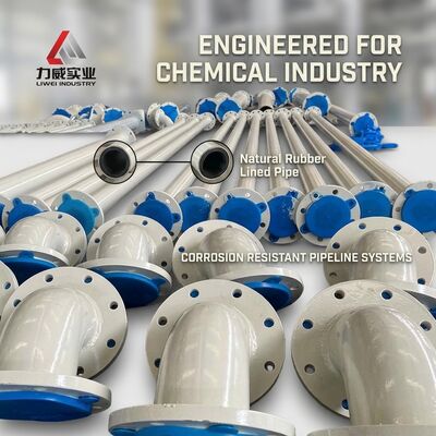 ความต้านทานต่อการบดสูง ท่อยางทนทานต่อการกัดกร่อน ที่มีวัสดุผนังยางธรรมชาติ นีโอเพรน EPDM ไนทรีล สําหรับอุตสาหกรรมเคมี