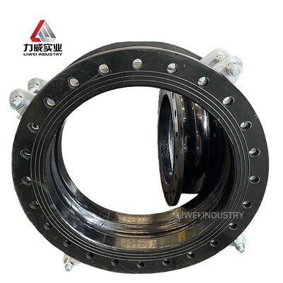 Limit Rod Single Sphere Rubber Expansion Joint NBR Large Diameter Flange DIN ANSI JIS DN25-DN4000