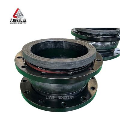 UV Resistant Weatherproof Single Sphere Rubber Expansion Joint EPDM Flange DN15-DN4000